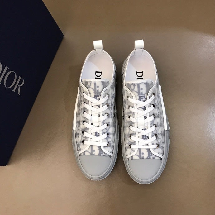 DIOR B23 BAJO BLANCO AZUL MARINO OBLICUO