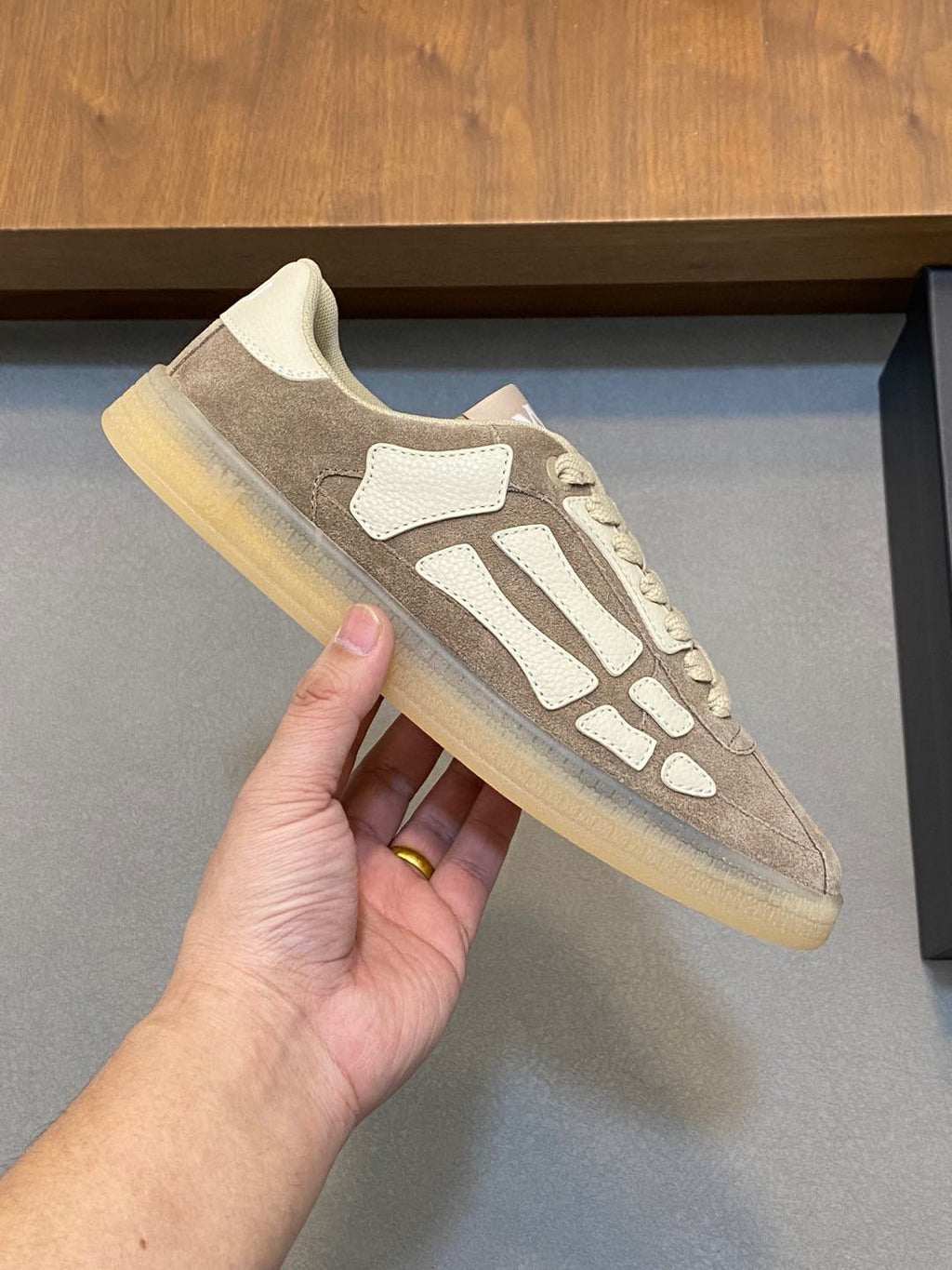 AMIRI SKELETON CAFE GAMUZA
