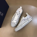 DIOR B23 BAJO BLANCO AZUL MARINO OBLICUO