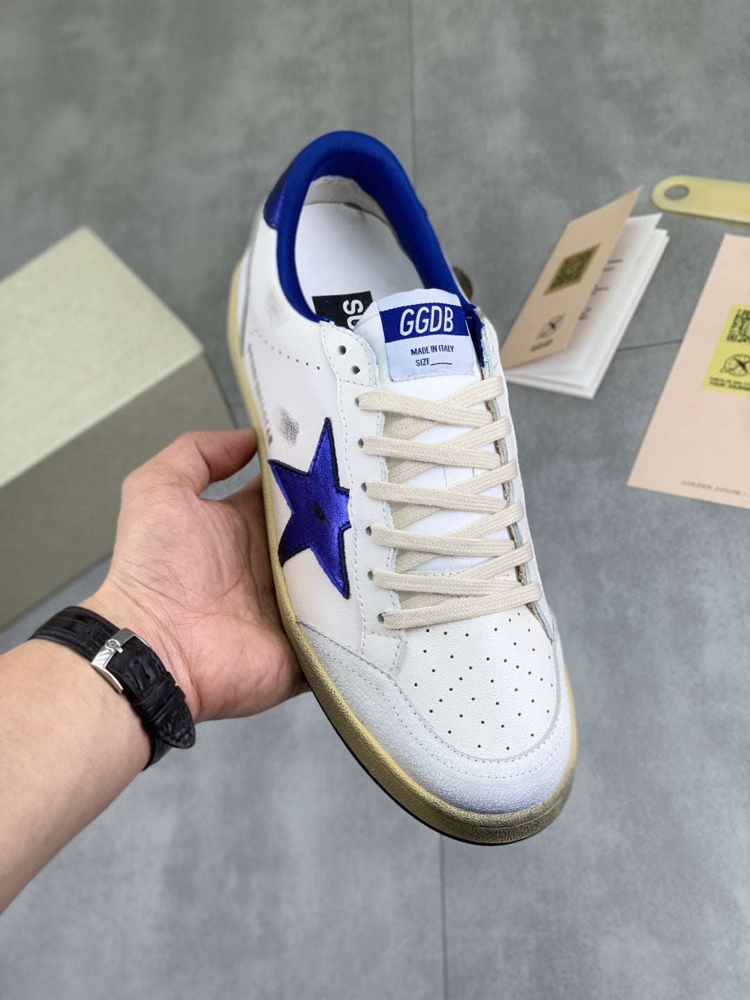 GOLDEN GOOSE BALL STAR AZUL