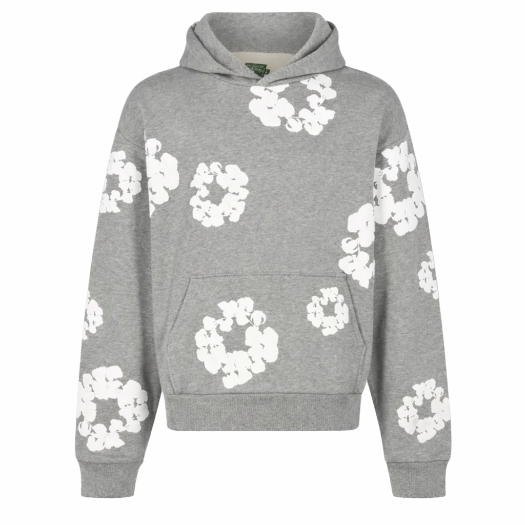 DENIM TEARS HOODIE GRIS
