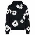DENIM TEARS HOODIE NEGRO/BLANCO