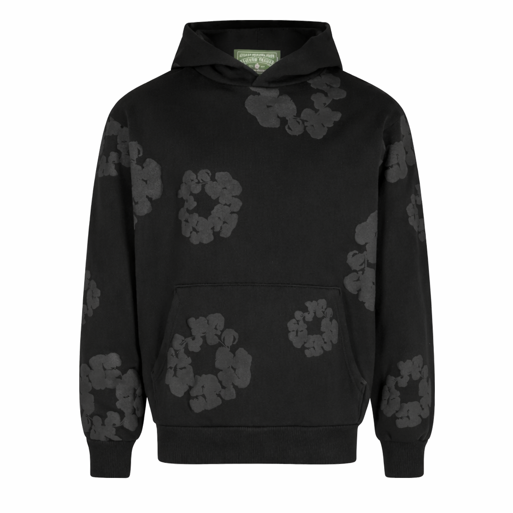 DENIM TEARS HOODIE NEGRO