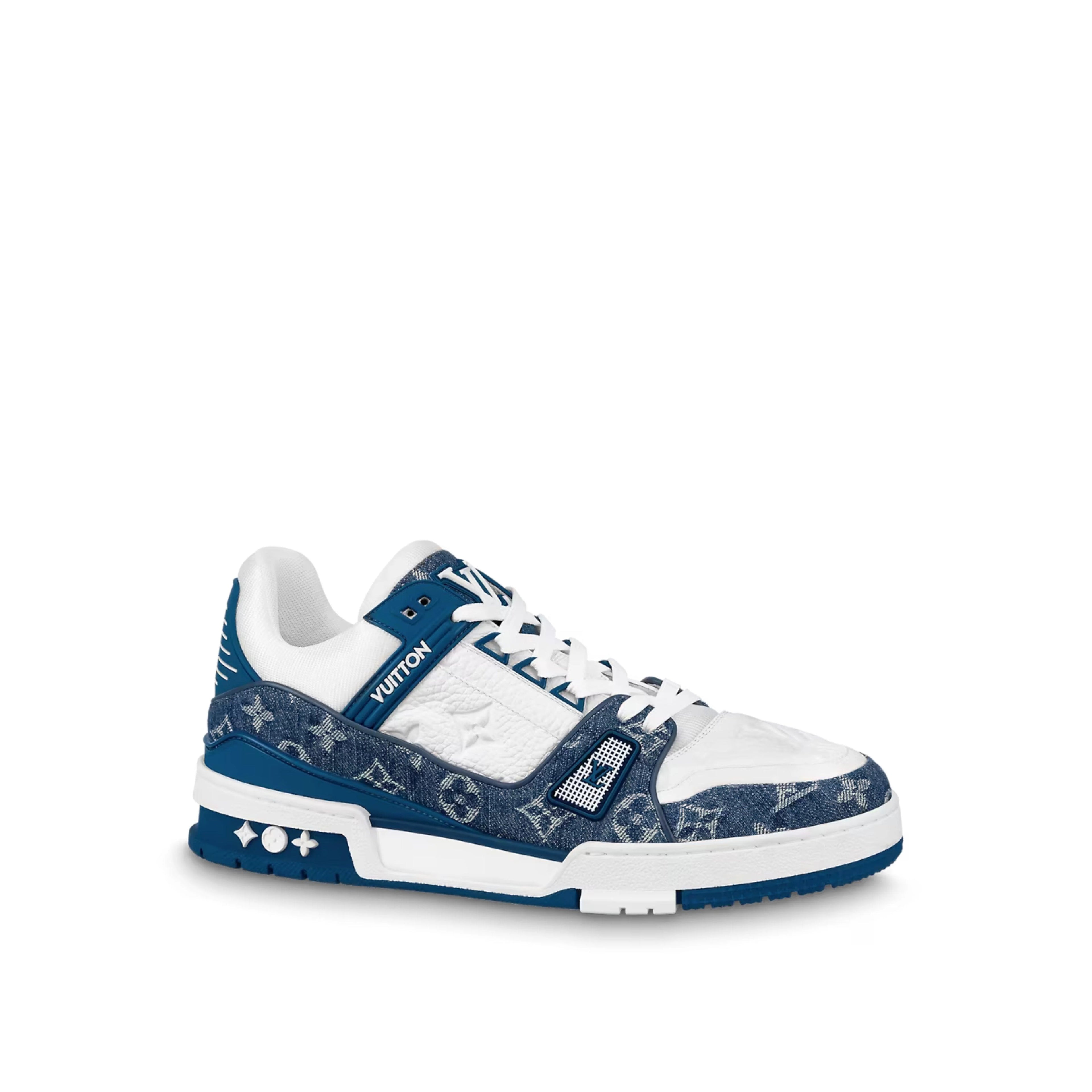 LOUIS VUITTON TRAINER AZUL